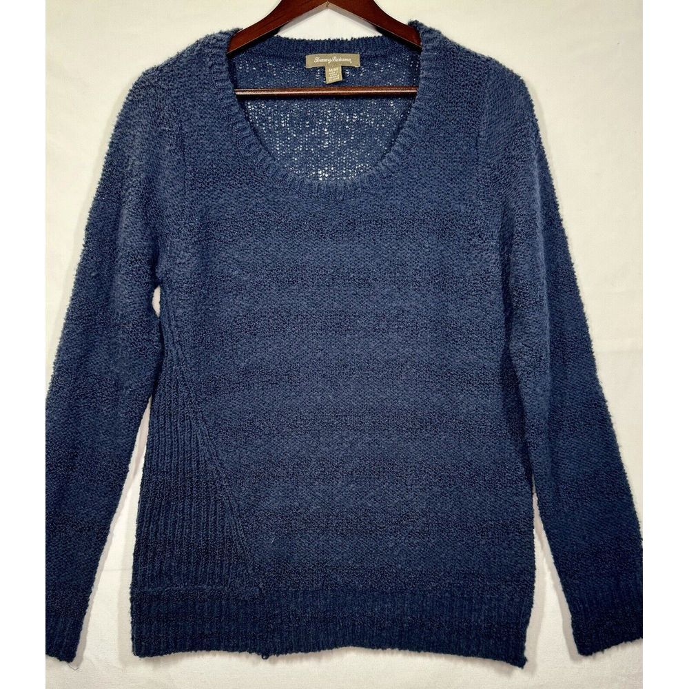 Tommy Bahama Women's Blue Knit‎ Sweater Sz Medium